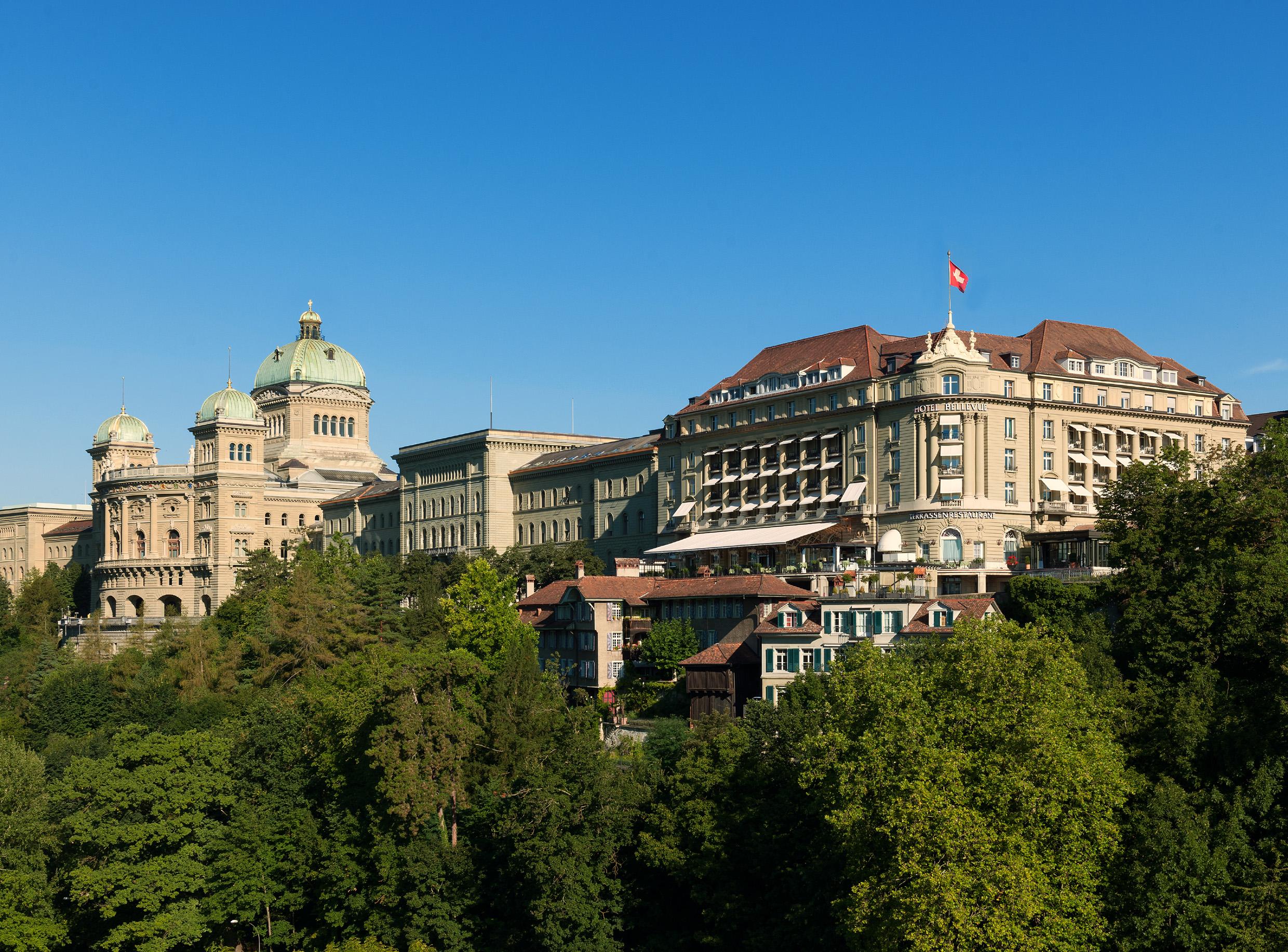 Hotel Bellevue Palace Berna Exterior foto