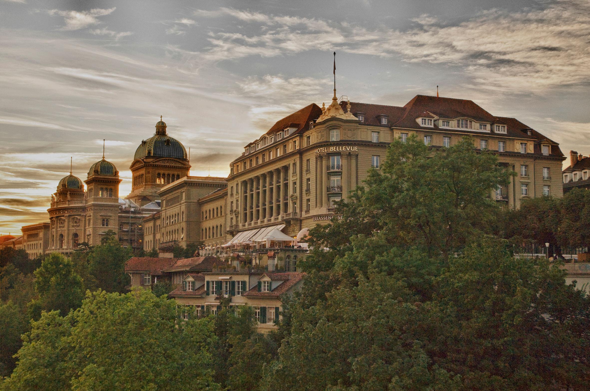 Hotel Bellevue Palace Berna Exterior foto